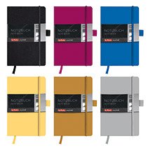 Herlitz 11369790 Cuaderno Y Block Negro A5 96 Hojas