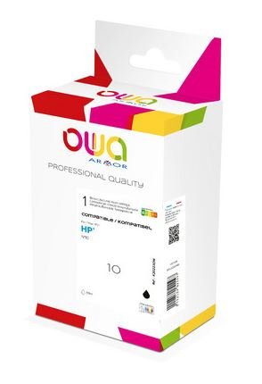 Owa Tinta Compatible Con Hp 10 Bk Negro C4844a