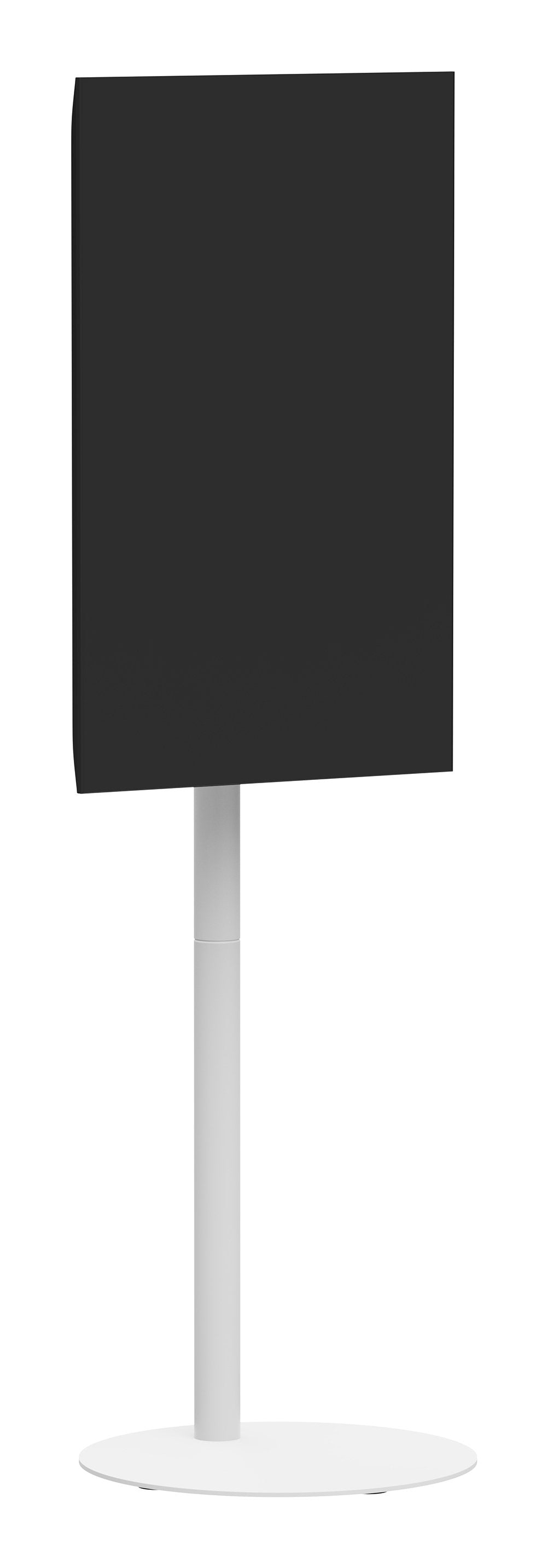 M Pro Series - Single Pole Floorbase 2 White