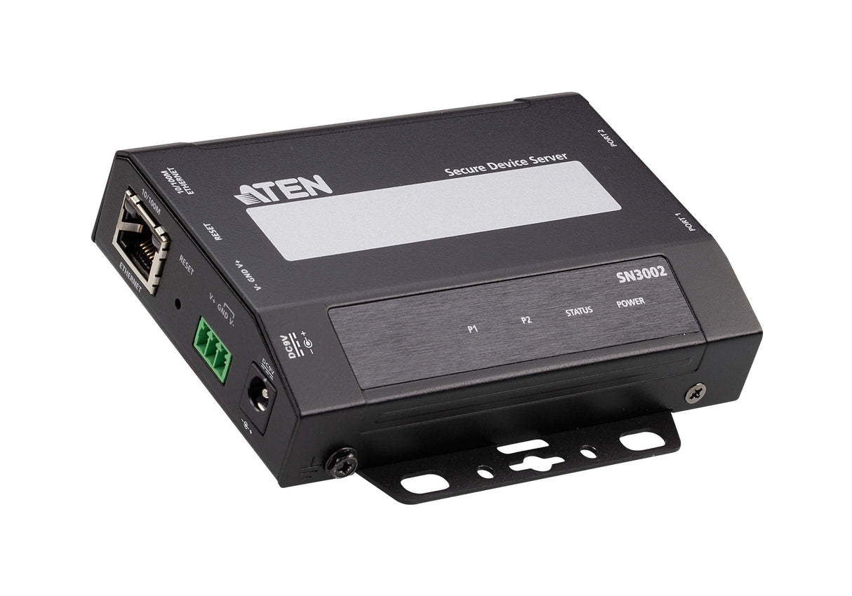 2-Port Rs-232 Secure Device Perp Server Over Ethernet Transmissio
