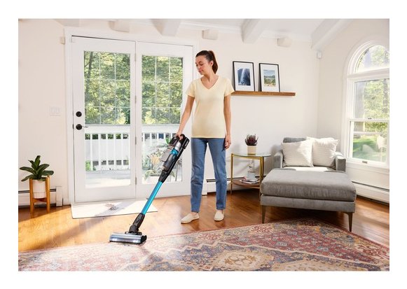 Aspiradora Black & Decker Bsv520brb-Qw De Pie Y Escoba Eléctrica Aspiradora Escoba Batería Secar Sin Bolsa 0,65 L Azul 2 Ah