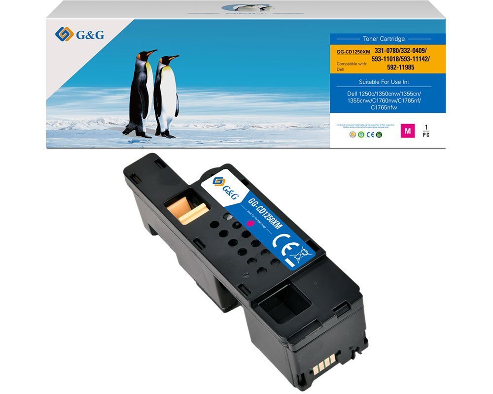 G&G Toner Compatible Con Dell 593-11142 4dv2w Magenta