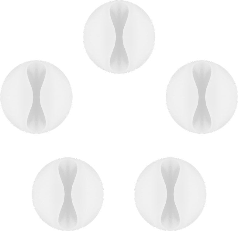 Goobay Organización De Cables Para Escritorio Blanco 95183