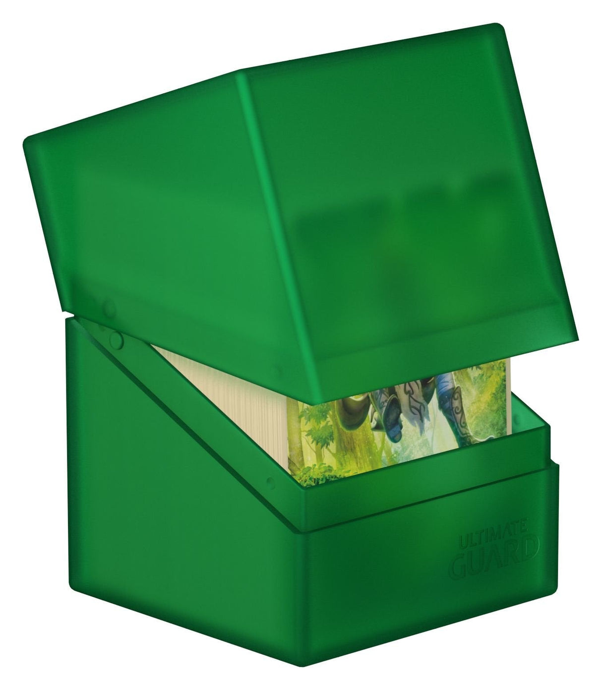 Caja De Cartas Ultimate Guard 100+ Tamaño Estándar Emerald