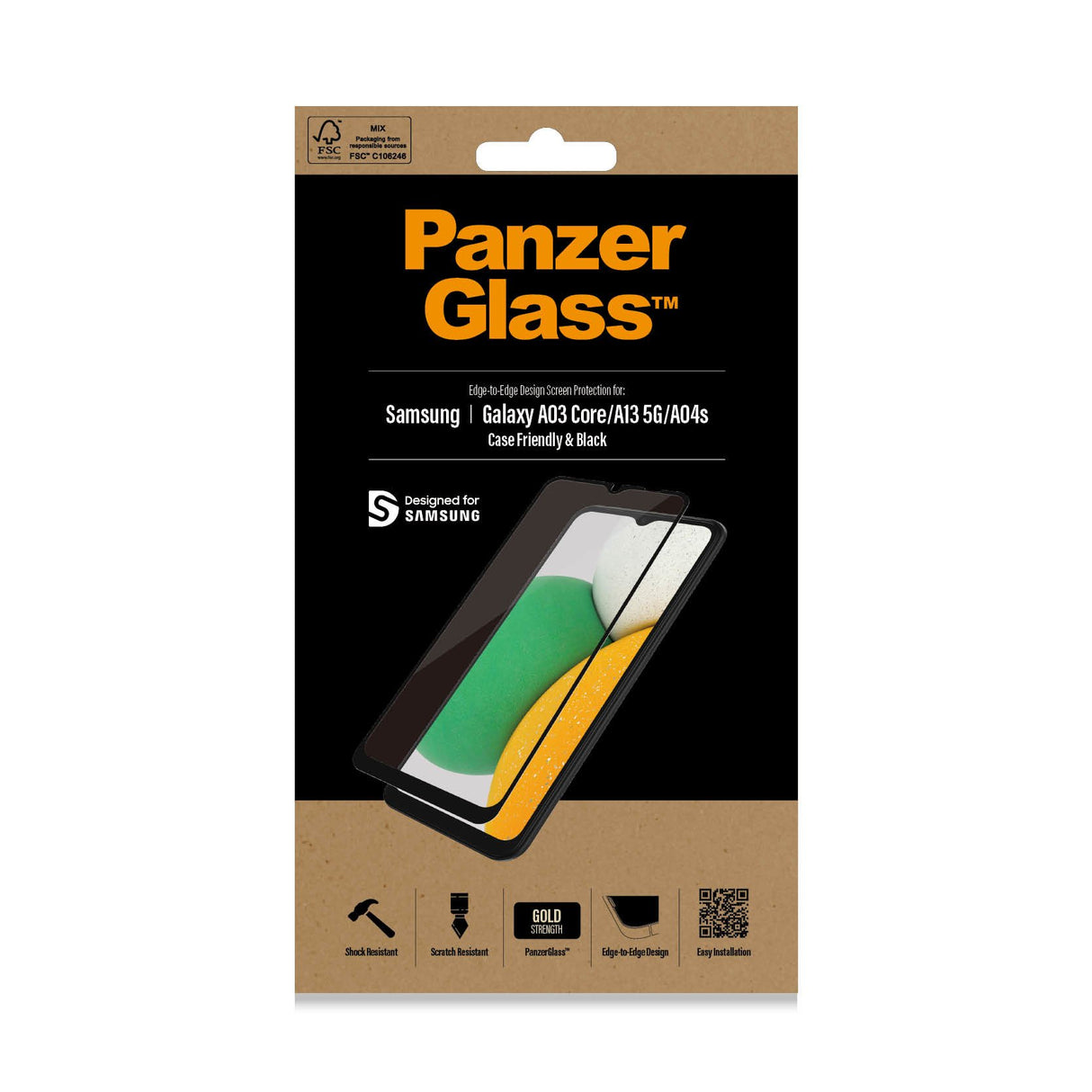 EAN 5711724072833 - PanzerGlass ® Screen Protector Samsung Galaxy A03 core | A13 5G | A04s Protector de pantalla 1 pieza(s) imagen 4