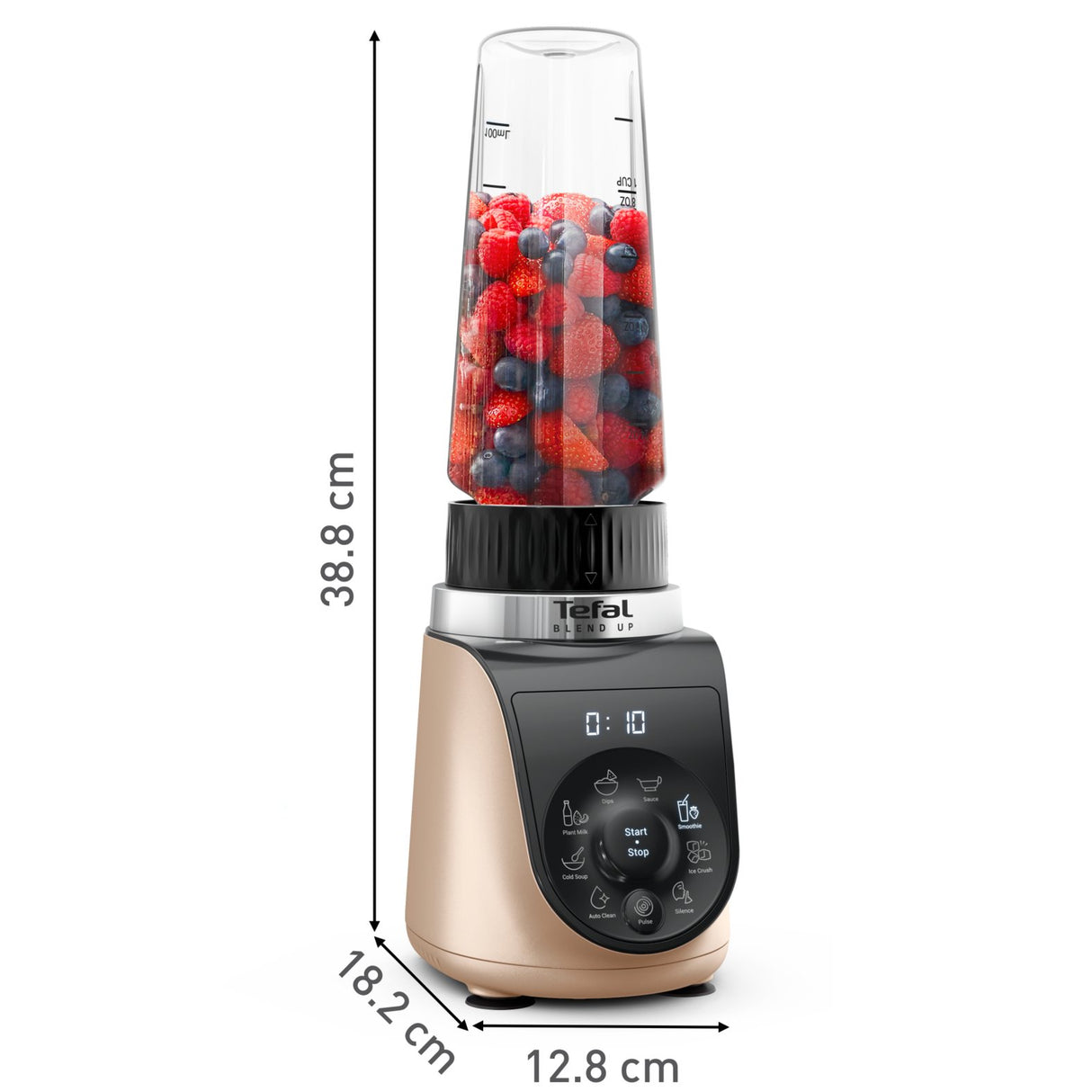EAN 3016667293966 - Tefal Blend Up BL190AF0 licuadora 0,85 L Batidora de vaso 1000 W Beige, Negro, Transparente imagen 13