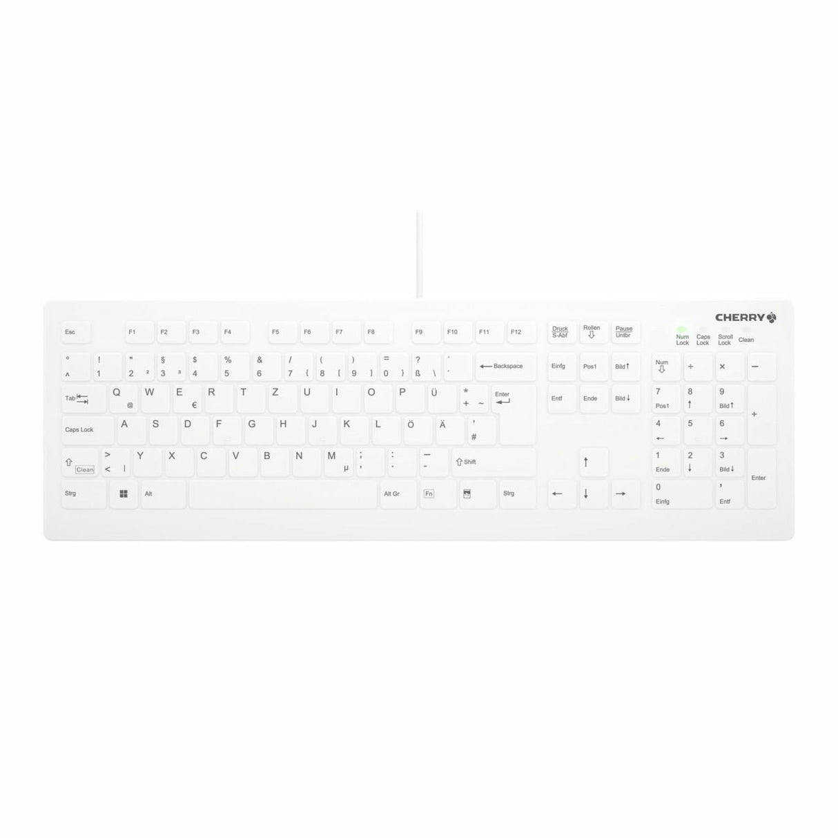 Cherry Active Key Mta Ak-C8112 Corded De-Layout Blanco