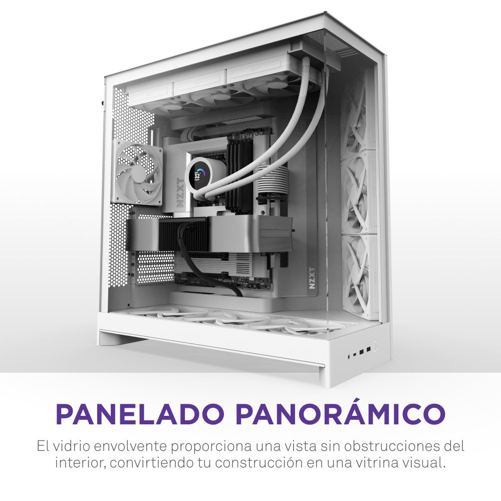 EAN 5056547207636 - NZXT H9 Flow Midi Tower Blanco imagen 7