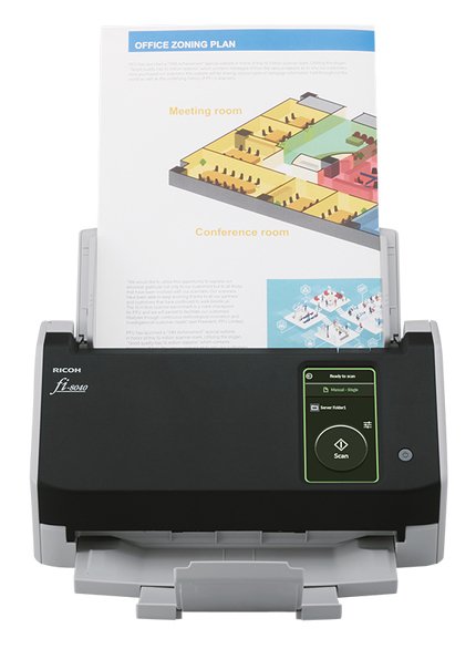 Ricoh Fi-8040 Alimentador Automático De Documentos (Adf) + Escáner De Alimentación Manual 600 X 600 Dpi A4 Negro, Gris