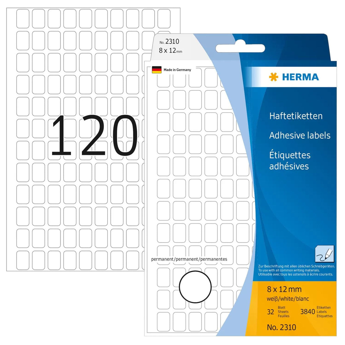 Herma Etiquetas 12,0 X 8,0 Mm