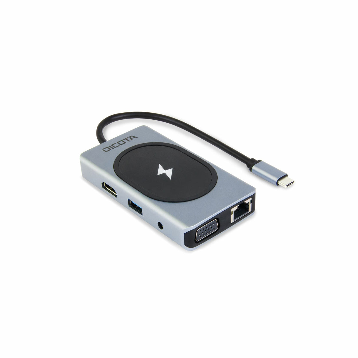 EAN 7640239421363 - DICOTA D32059 hub de interfaz USB Tipo C Negro, Plata imagen 2