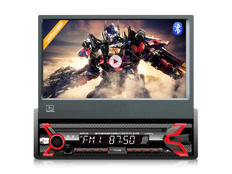 EAN 5902211115175 - Audiocore AC9100 radio Coche Digital Negro, Rojo imagen 1