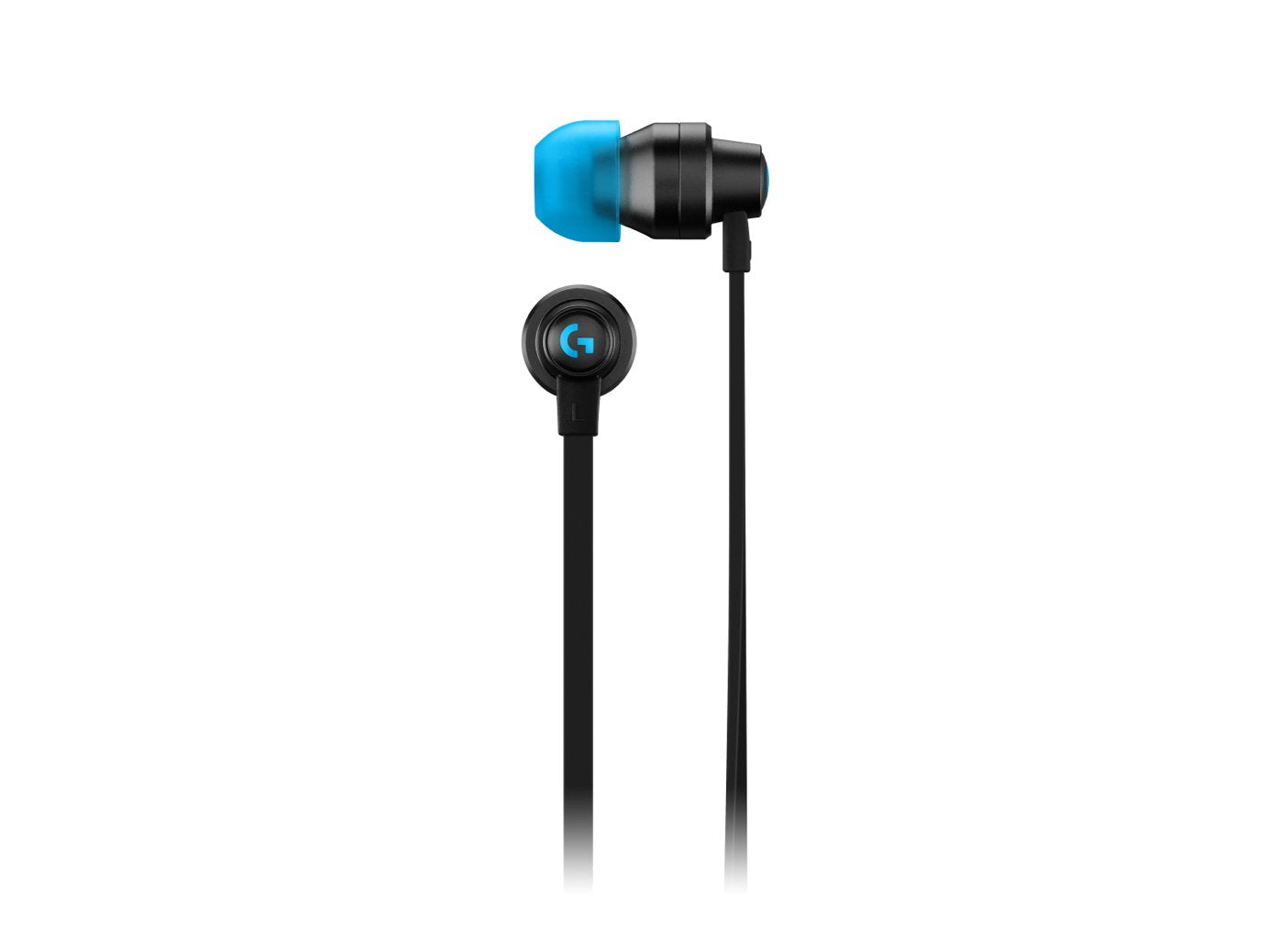 Logitech G333 Auriculares Gaming In-Ear Con Microfono - Adaptador Usb-C - Multiplataforma - Altavoces Dinamicos - Jack 3.5mm - Color Negro/Azul