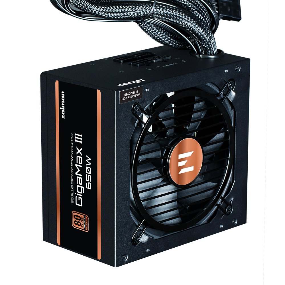 Fuente De Alimentacion Zalman Gigamaxiii 850w 80 + Bronze Atx Negro