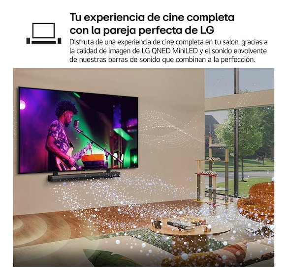 Tv Lg 43qned81b6c.Aeu 43" Qned Evo Miniled Patas Laterales Wifi Hdmi X3