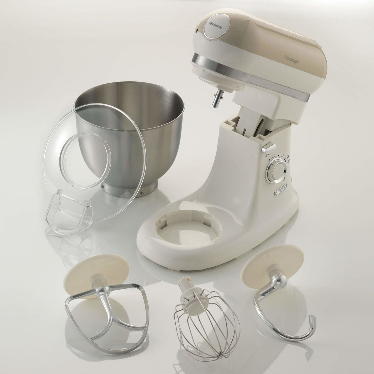 Ariete 1588 Robot De Cocina 5,5 L Beige, Blanco 2400 W
