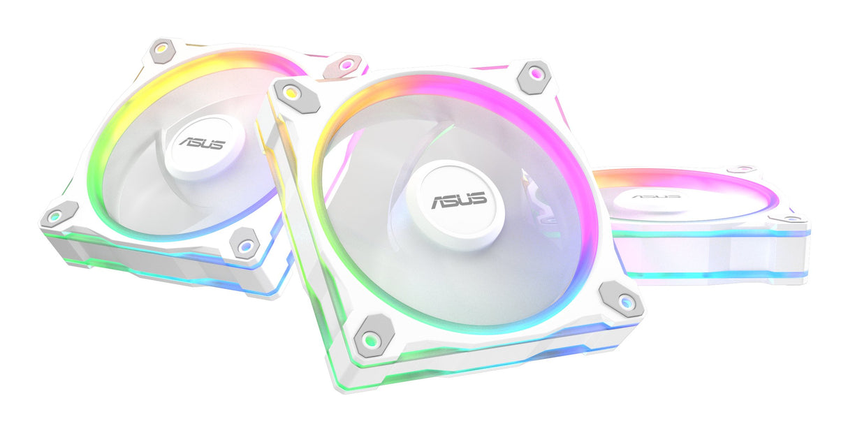 EAN 4711636046138 - ASUS Prime MR120 Fan ARGB Reverse White 3in1 Carcasa del ordenador Ventilador 12 cm Blanco 3 pieza(s) imagen 1