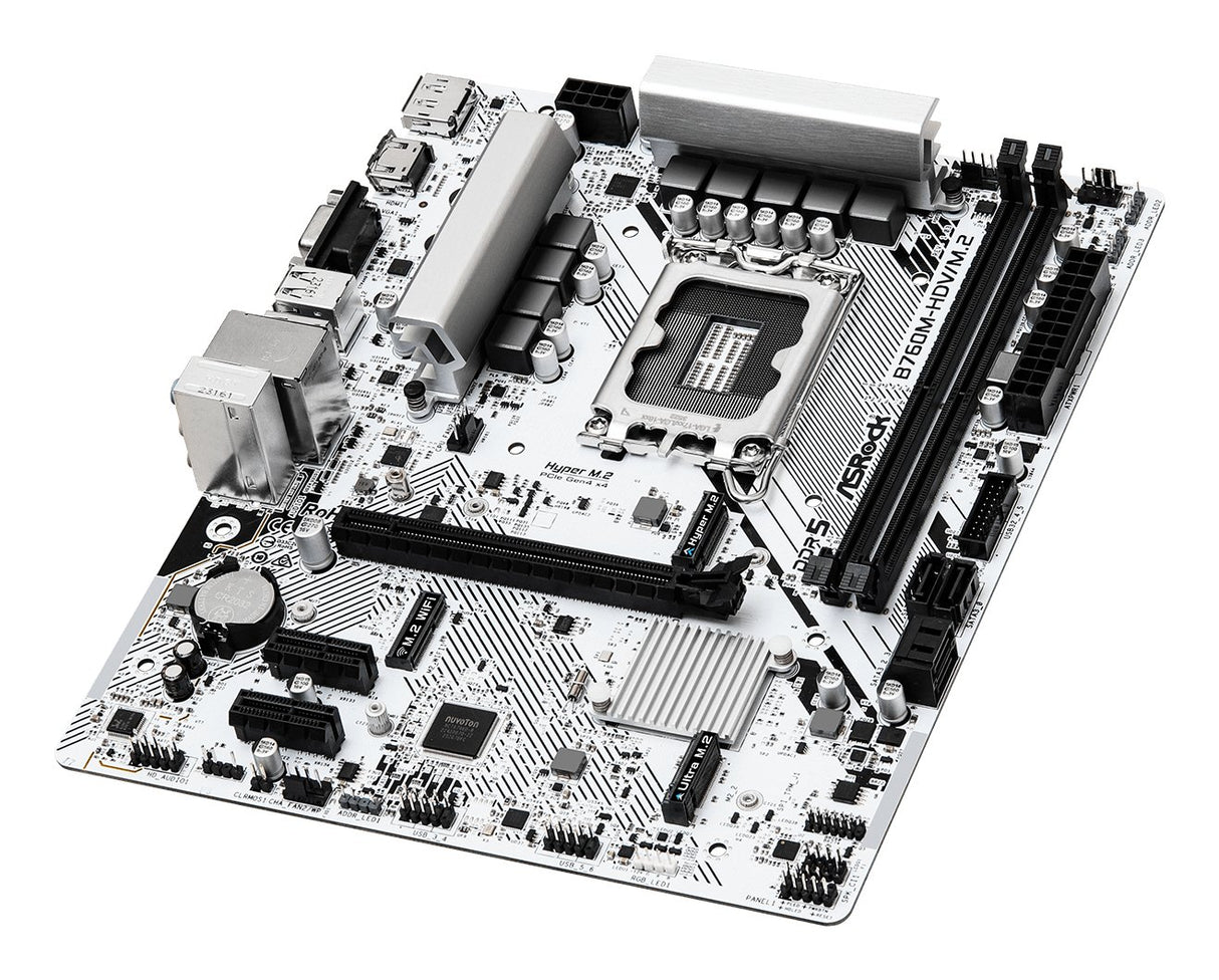 EAN 4710483943485 - Asrock B760M-HDV/M.2 placa base Intel B760 LGA 1700 micro ATX imagen 3