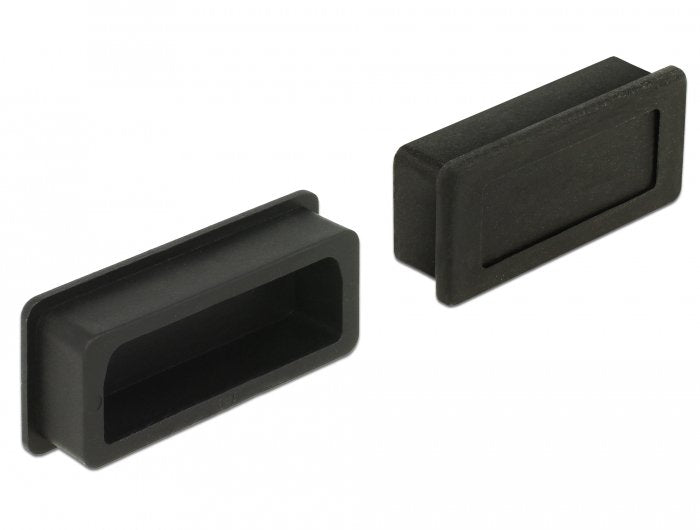 Staubschutz Für Dvi Buchse 10 Stück Schwarz