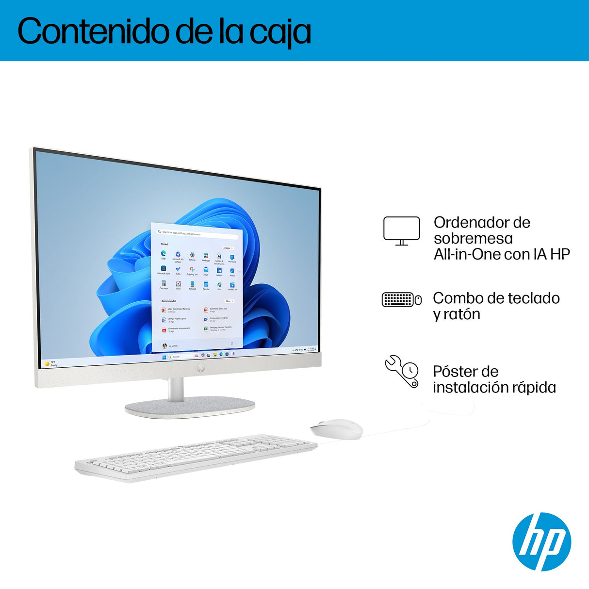 EAN 0199642227255 - HP AI 27-cr2014ns Intel Core Ultra 5 225U 68,6 cm (27") 1920 x 1080 Pixeles PC todo en uno 16 GB DDR5-SDR imagen 5