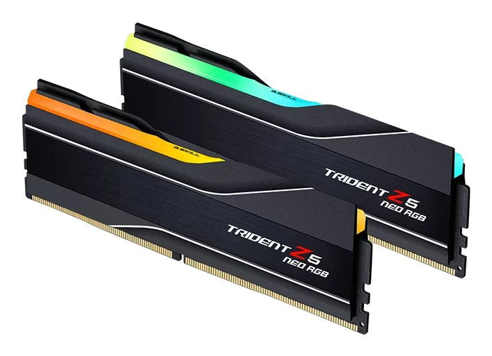 Memoria G.Skill 32 Gb Ddr5 7200 2x 16 Gb F5-7200j3445g16gx2-Tz5nr, Trident Z5 Neo Rgb, Amd Expo F5-7200j3445g16gx2-Tz5nr Negro