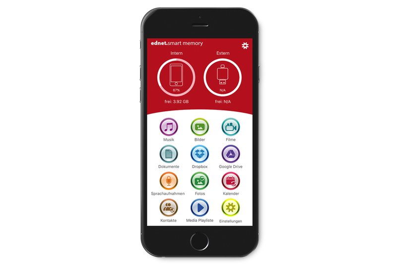 Lector De Tarjetas Externo Ednet 31519 Negro Usb 3.2 Gen 1 (3.1 Gen 1)/Lightning