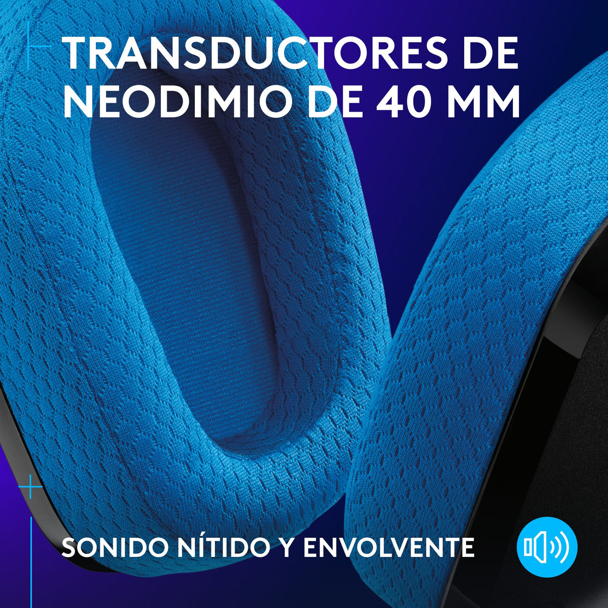EAN 5099206125513 - Logitech G G535 Inalámbrico Diadema Juego Negro, Azul imagen 5