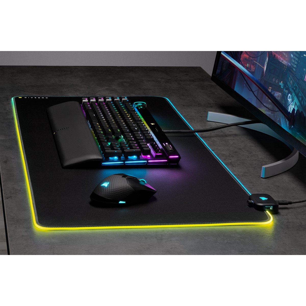 Corsair Mm700rgb Gaming Mouse Pad - Extended-Xl