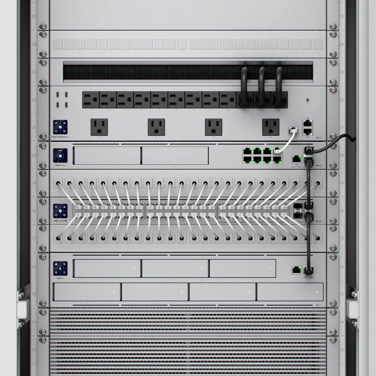 Inserto Ciego De Keystone Ubiquiti Con Pasaje, Paquete De 12, Gris Cubierta, Para Un Panel De Parche Keystone En Blanco De 24 Puertos Uacc-Keystone-Blank-Insert-Th