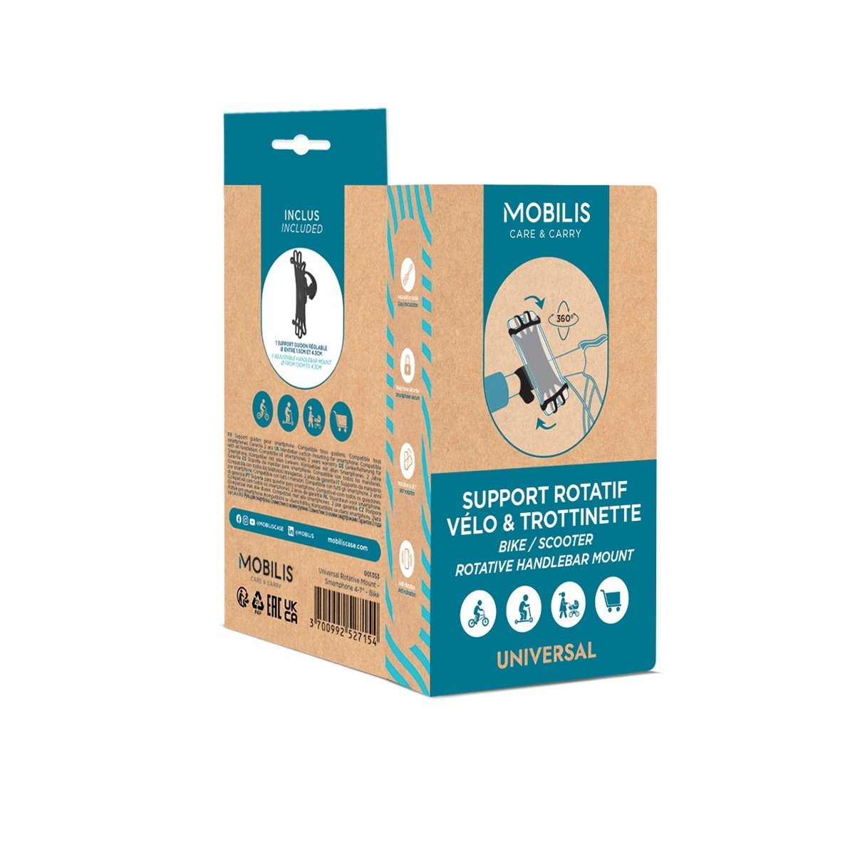 Mobilis 001353 Soporte Soporte Pasivo Portátil, Teléfono Móvil/Smartphone Negro