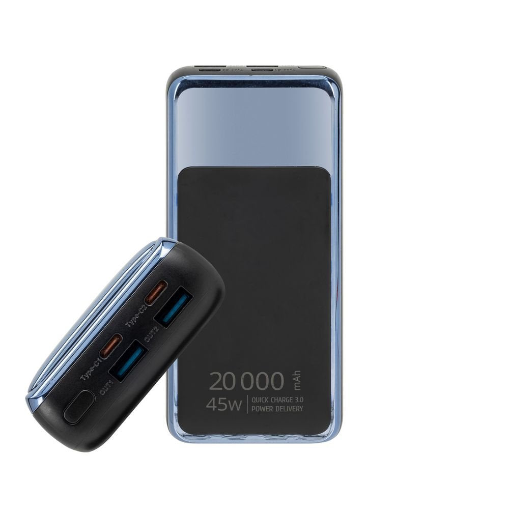 Rivacase Va1075 Qc/Pd 45w 20000 Mah Black