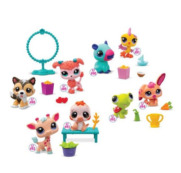 Mascotas Little Pet Shop Pack De 2 Mascotas 1 Unidad Aleatoria