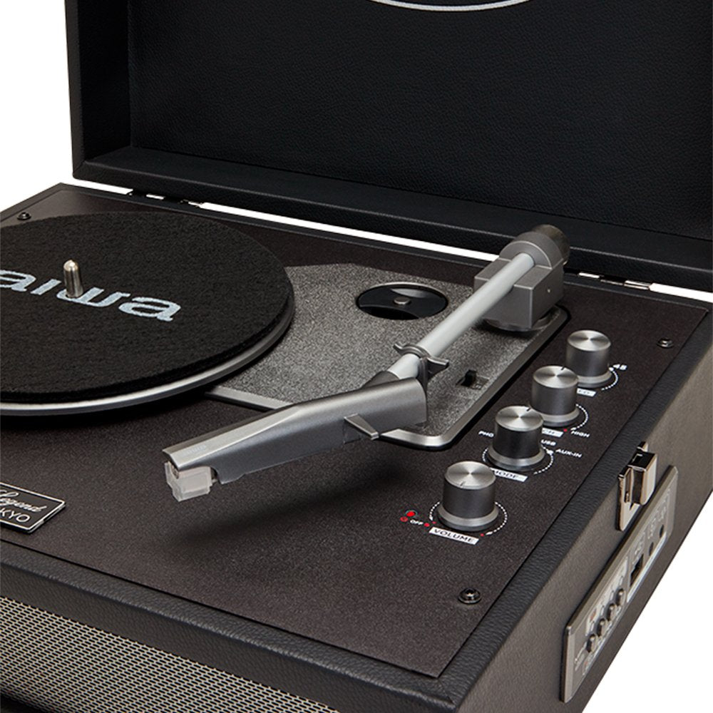 Tocadiscos Aiwa Vpx-1971bk Bluetooth Conversor A Mp3