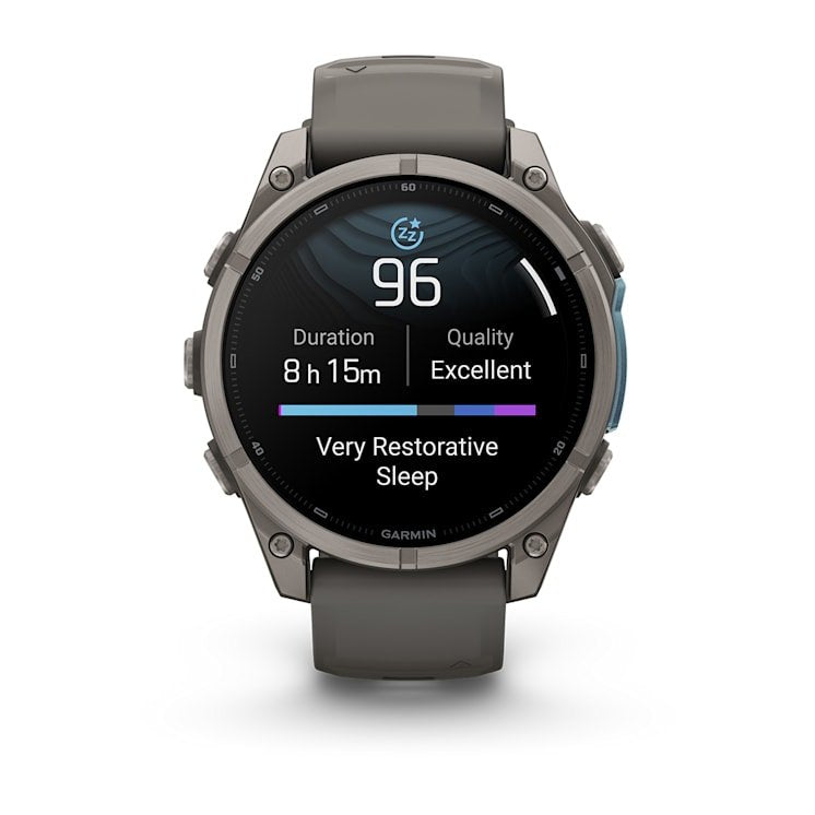 Garmin Fenix 9 Titanio Con Correa De Silicona En Gris Smartwatch 47mm