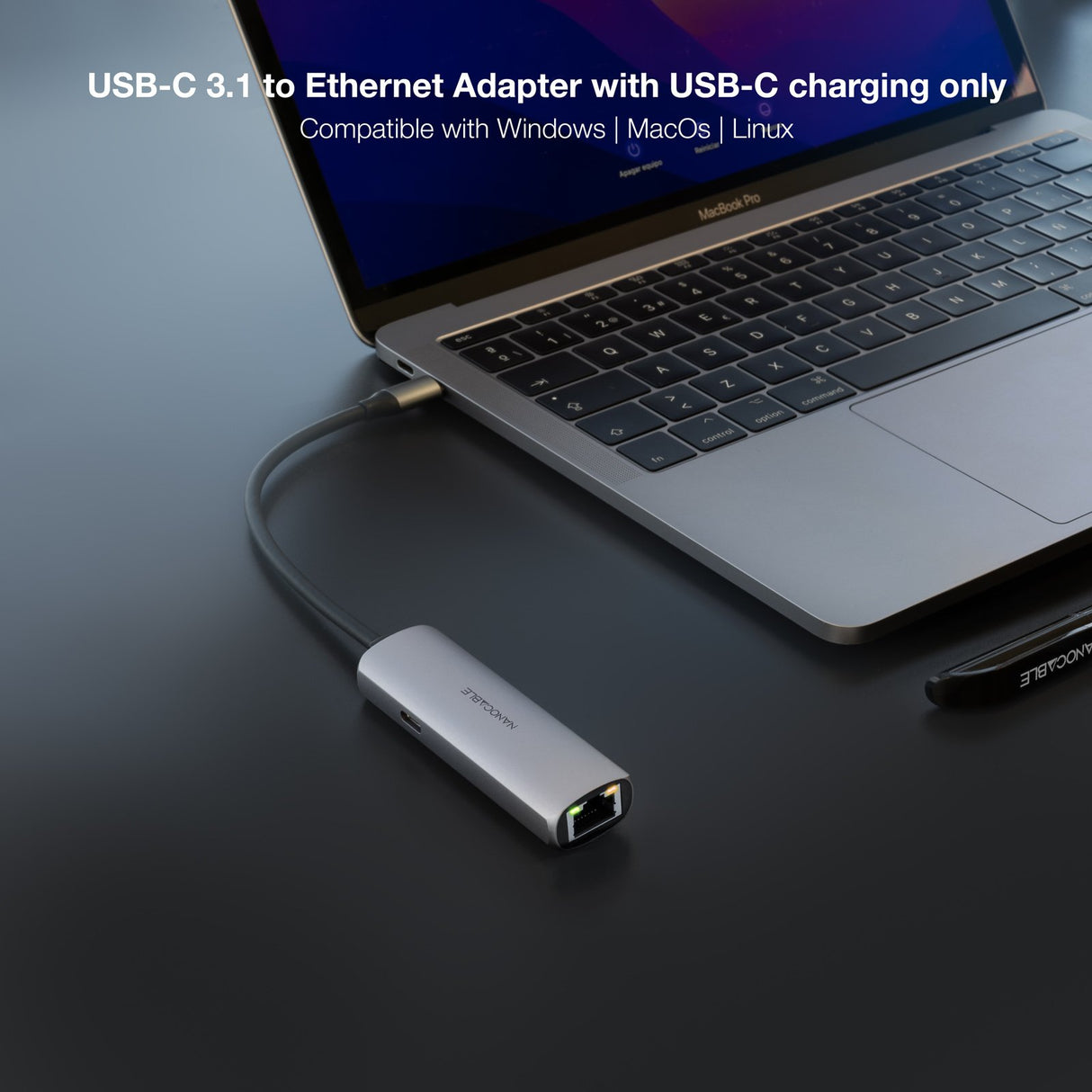 EAN 8433281015524 - Nanocable 10.16.4603 base para portátil y replicador de puertos Alámbrico USB 3.2 Gen 1 (3.1 Gen 1) Type- imagen 3