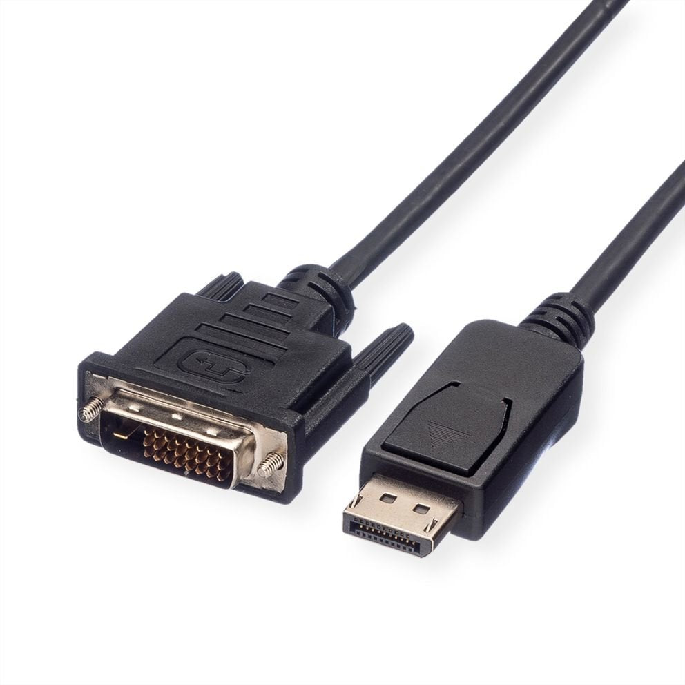 EAN 7611990129720 - VALUE 11.99.5614 adaptador de cable de vídeo 1 m DisplayPort DVI-D Negro imagen 1