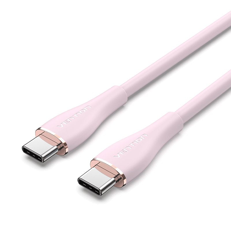 Cable Usb 2.0 Tipo-C Vention Tawpf Usb Tipo-C Macho Usb Tipo-C Macho 1m Rosa