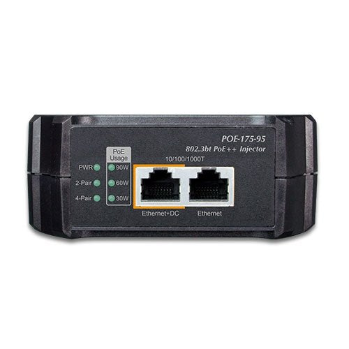 Single-Port 10/100/1000mbps 802.3bt Poe Injector (95