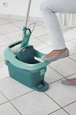 Cubo Con Escurridor De Mopas Profi, Sobre Ruedas Leifheit