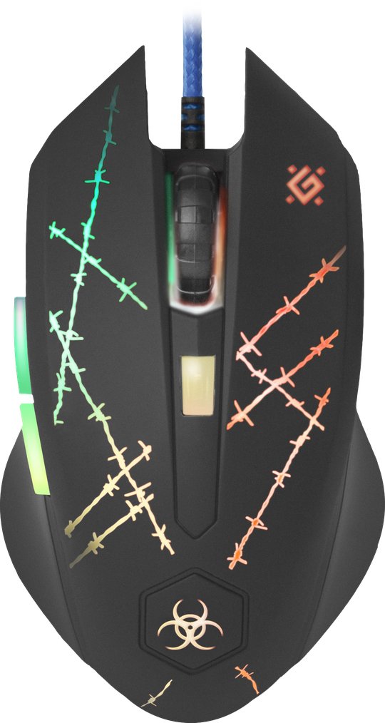 EAN 4714033520201 - Defender Forced GM-020L ratón Juego Ambidextro USB tipo A Óptico 3200 DPI imagen 2