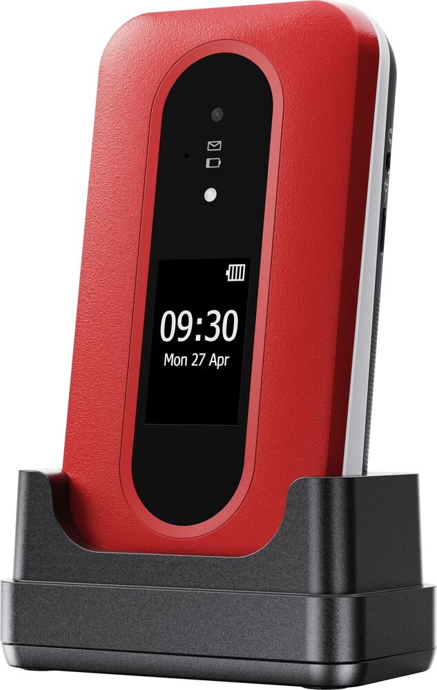 Telefono Movil Doro Leva L30 2.8" 4g Rojo Blanco