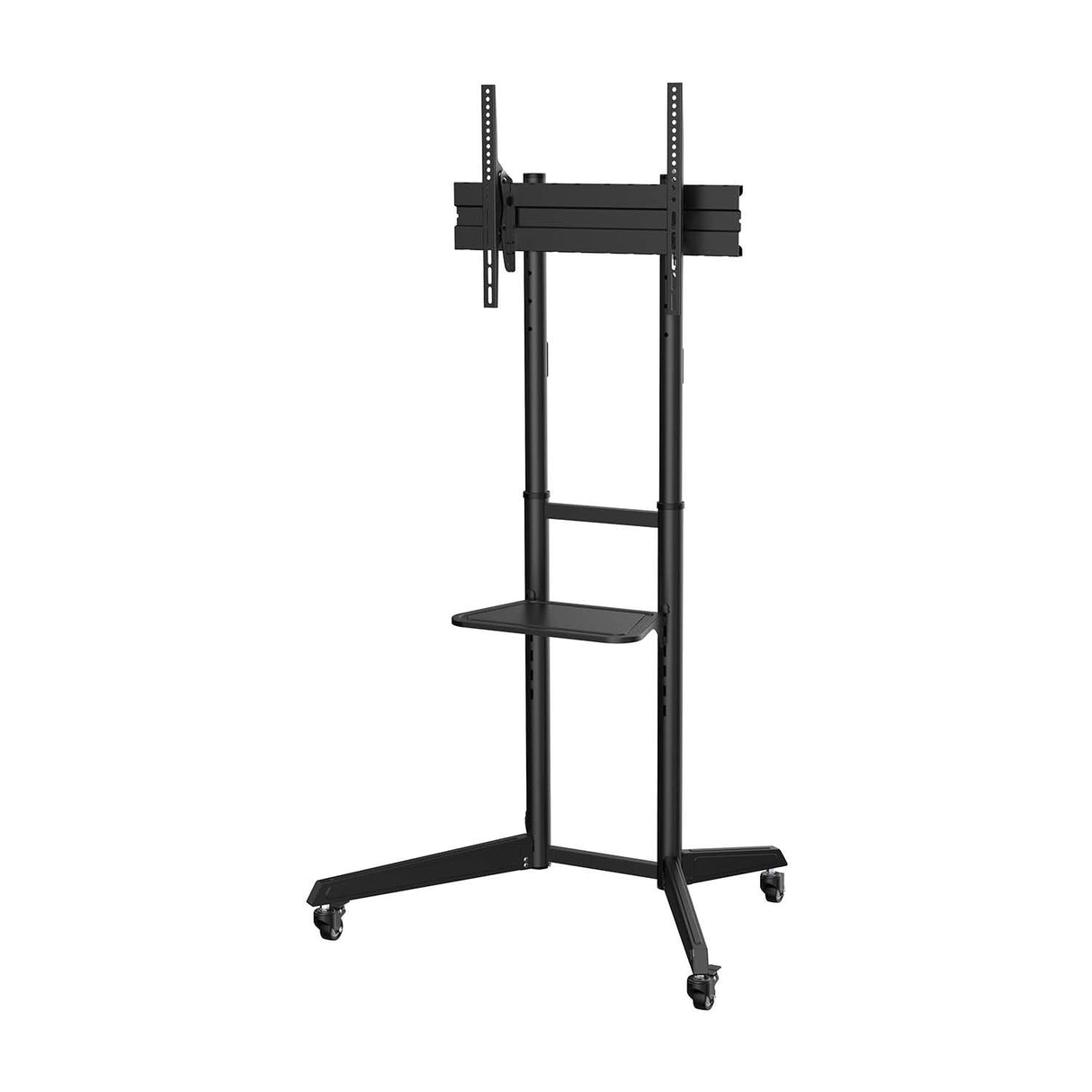 Aisens Soporte De Suelo Eco Con Rueda - Bandeja Para Dvd Para Monitor/Tv 50kg De 37-70 - Negro