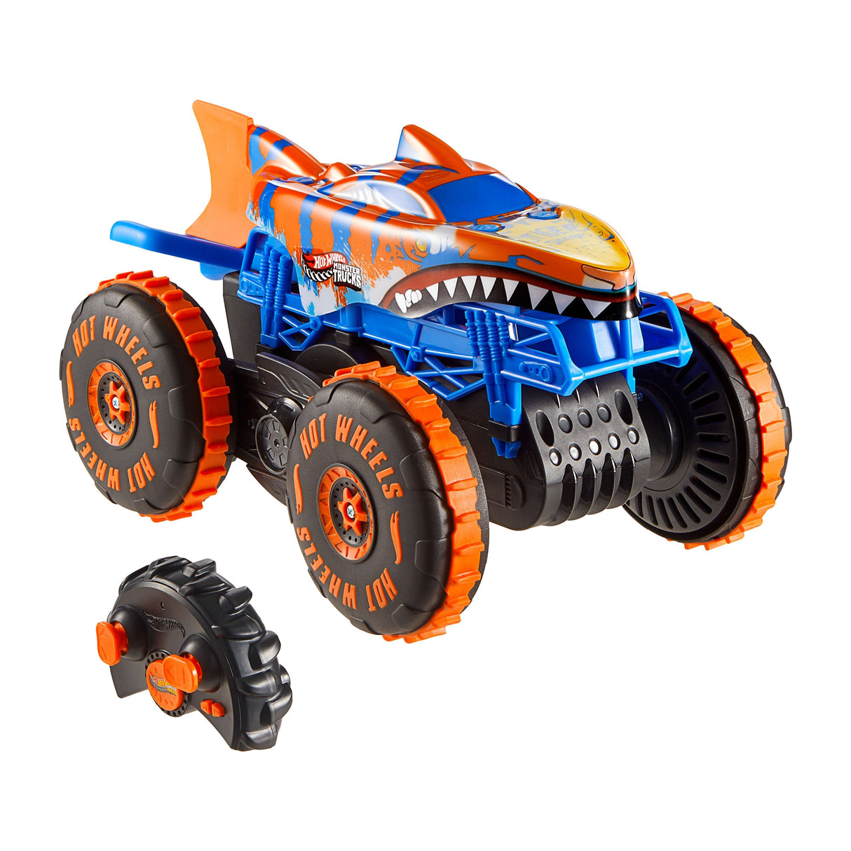 Hot Wheels Monster Trucks Tiger Shark Climber 1:15, Rc Jfr39