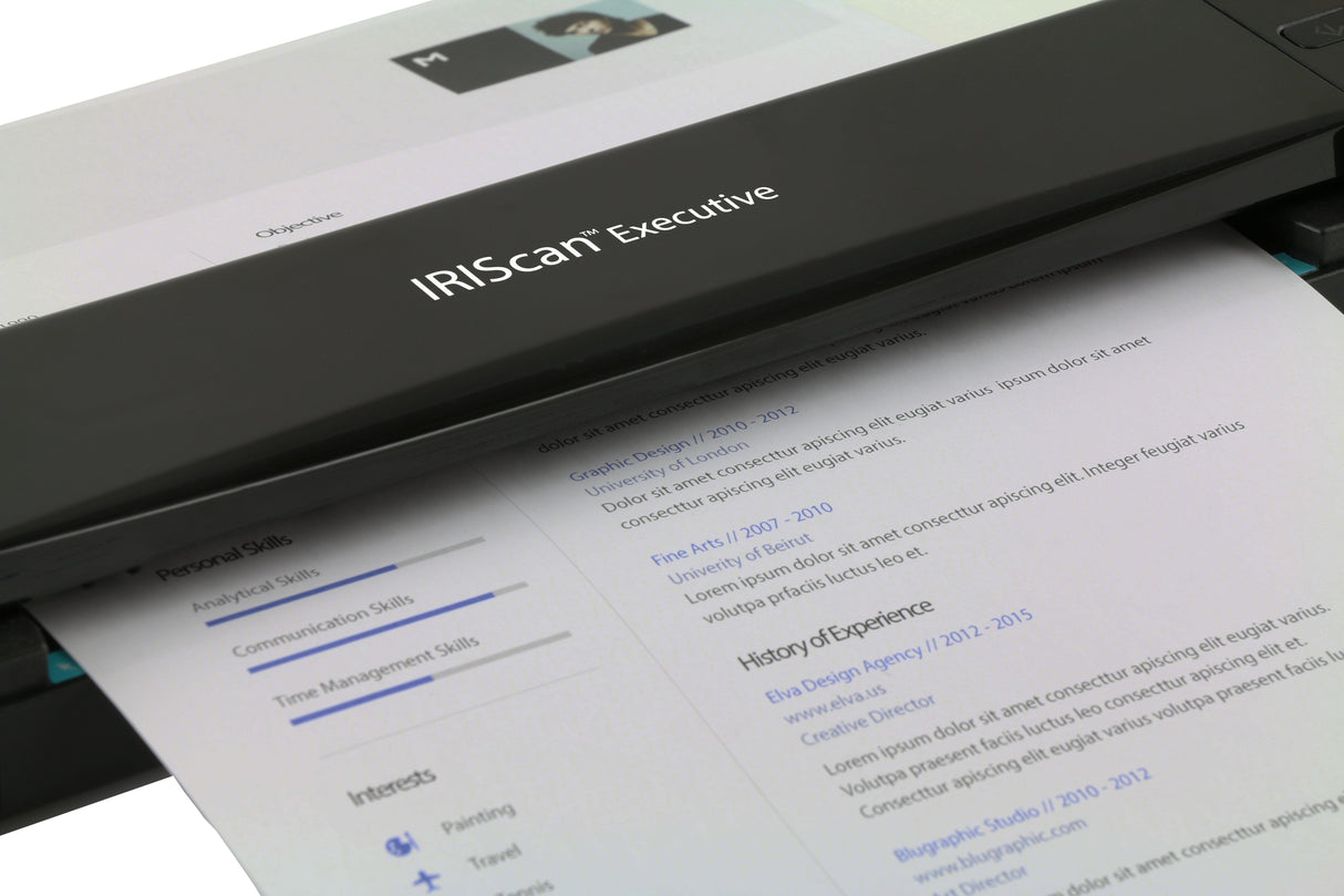 Iris Iriscan Executive 4 Duplex Duplex, Cis, 1200 X 1200 Dpi Max, Usb