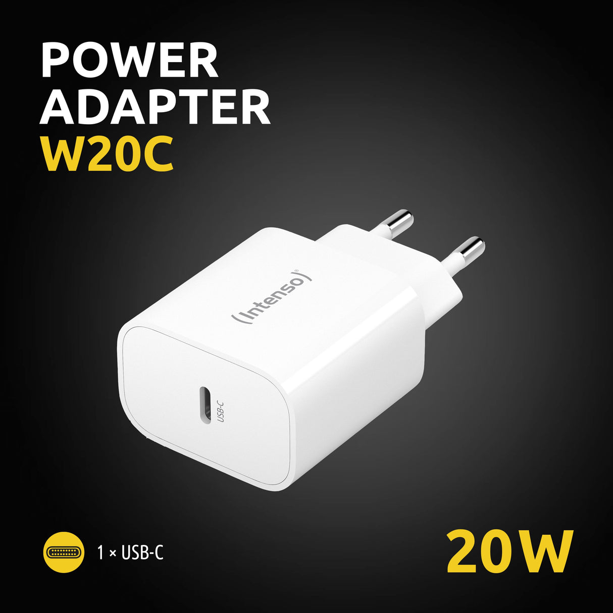 EAN 4034303033225 - Intenso POWER ADAPTER USB-C/7802012 Universal Blanco Corriente alterna Carga rápida Interior imagen 2