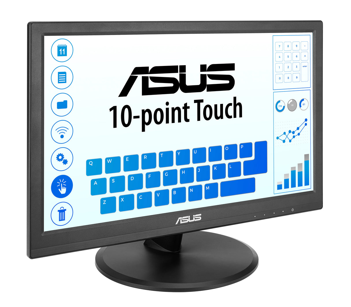 EAN 0197105406087 - ASUS Touch VT169HE pantalla para PC 39,6 cm (15.6") 1920 x 1080 Pixeles Full HD LED Pantalla táctil Mesa imagen 3