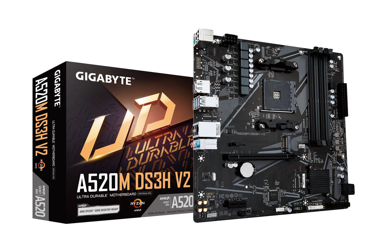 EAN 4719331854690 - GIGABYTE A520M DS3H V2 placa base Zócalo AM4 micro ATX imagen 1