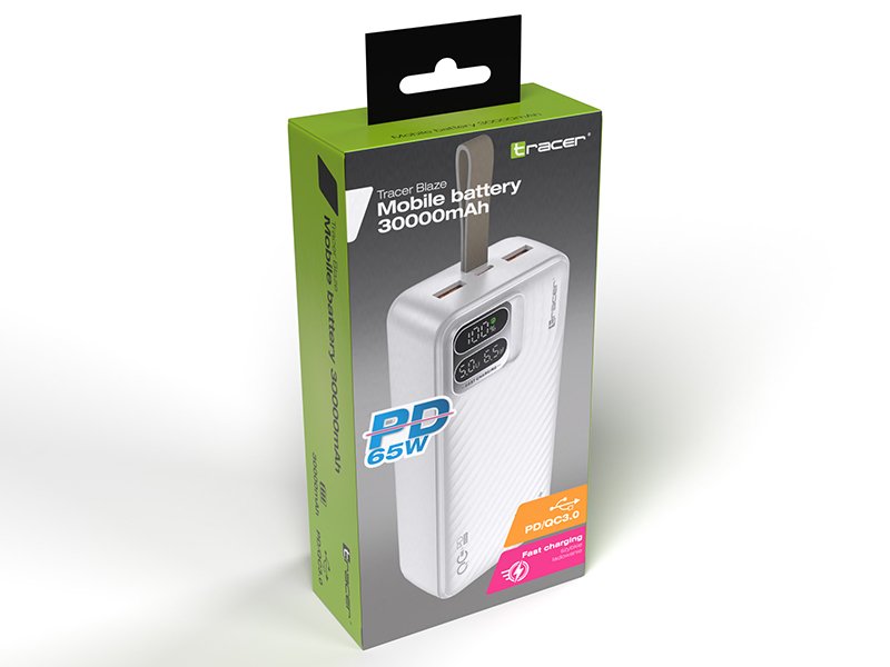 Tracer Blaze 30000 Mah 65w Bk Bialy