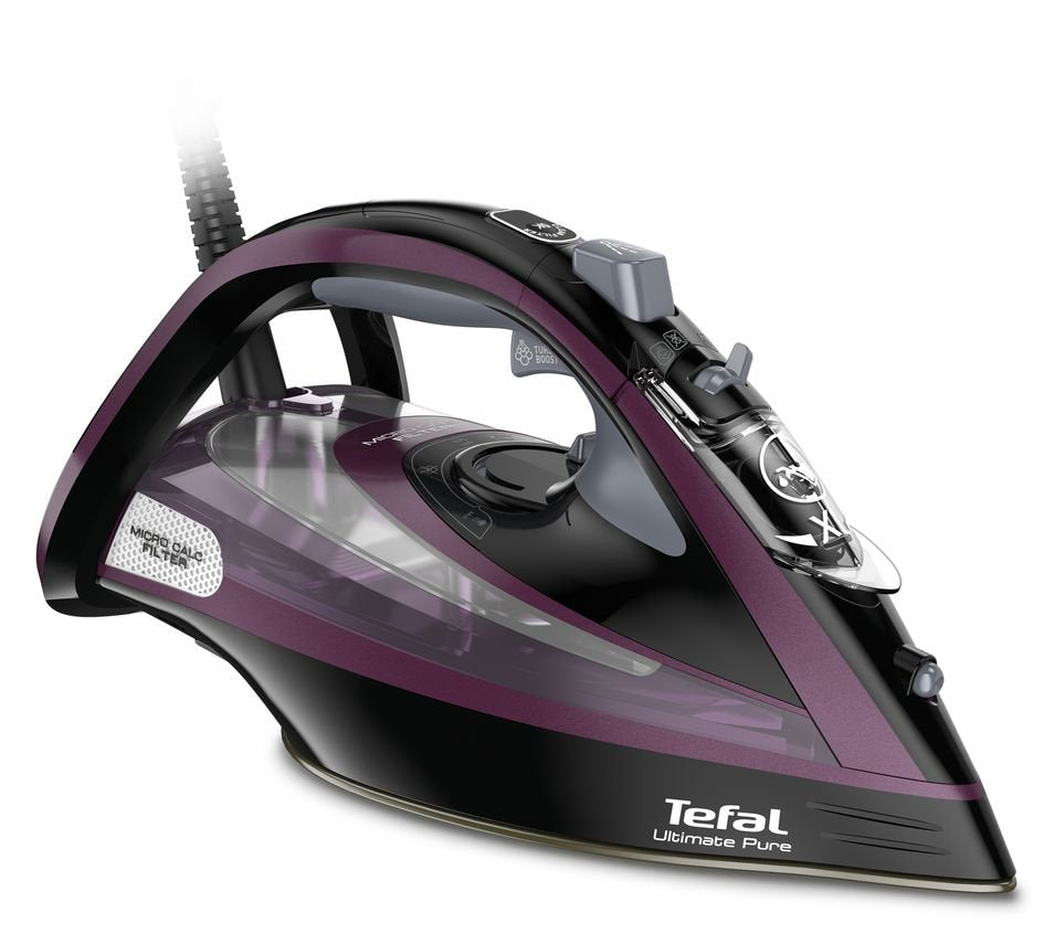 EAN 3121040070888 - Tefal Ultimate Pure FV9835 plancha Plancha vapor-seco Suela Durilium Autoclean 3000 W Púrpura imagen 14