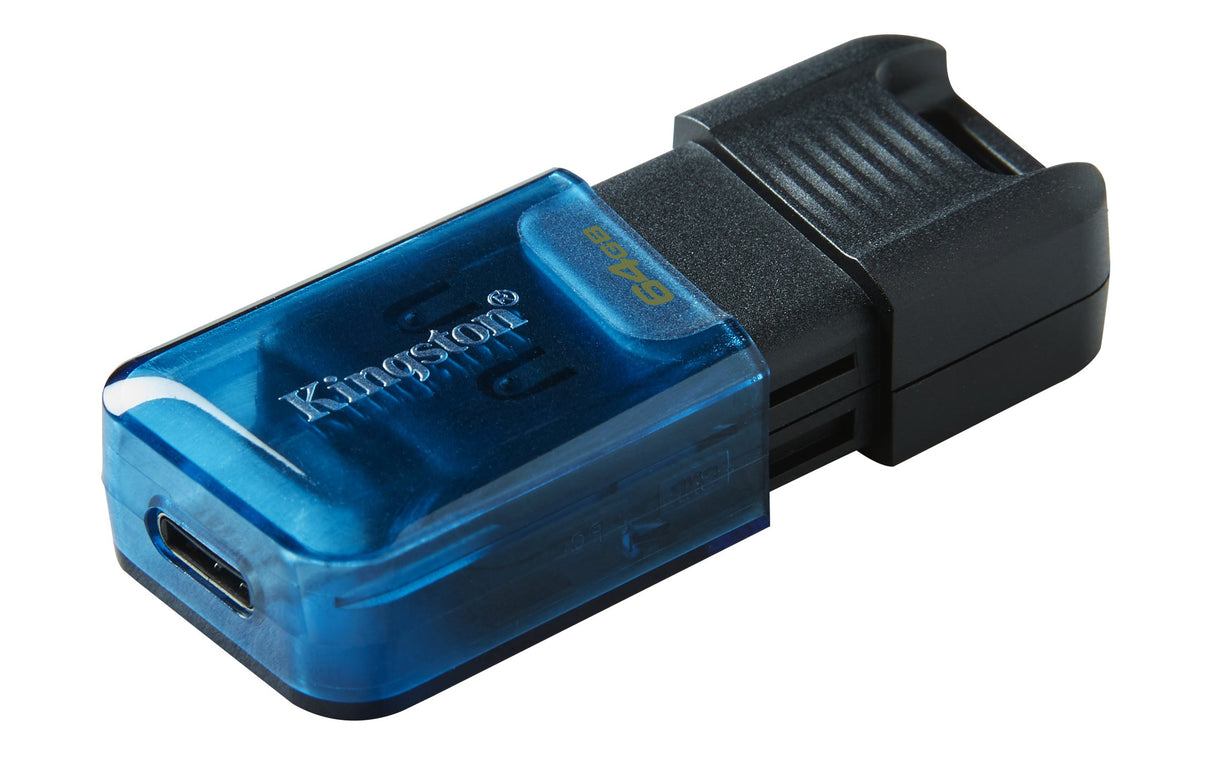 EAN 0740617330656 - Kingston Technology DataTraveler 80 M unidad flash USB USB Tipo C 3.2 Gen 1 (3.1 Gen 1) Negro, Azul imagen 4